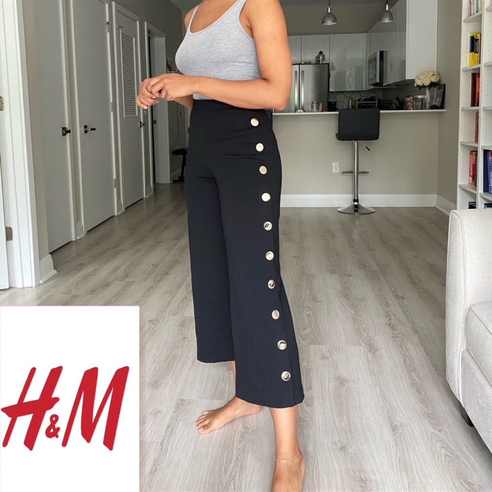 Side Button Culottes